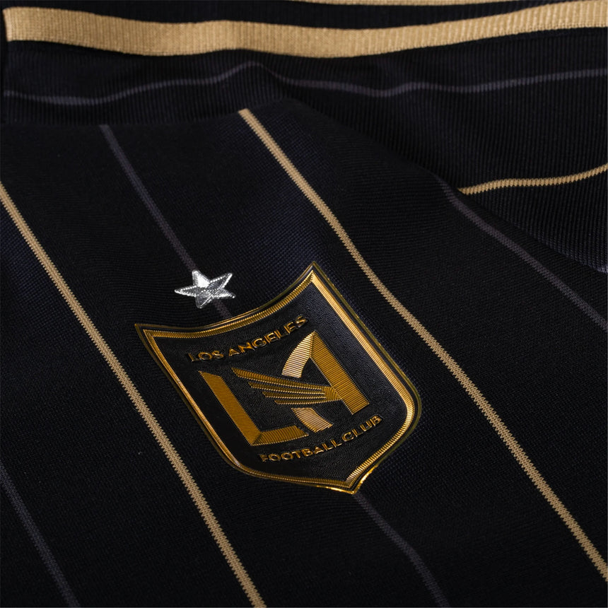 adidas Men's LAFC 2024/25 Authentic Home Jersey Black/Gold Logo