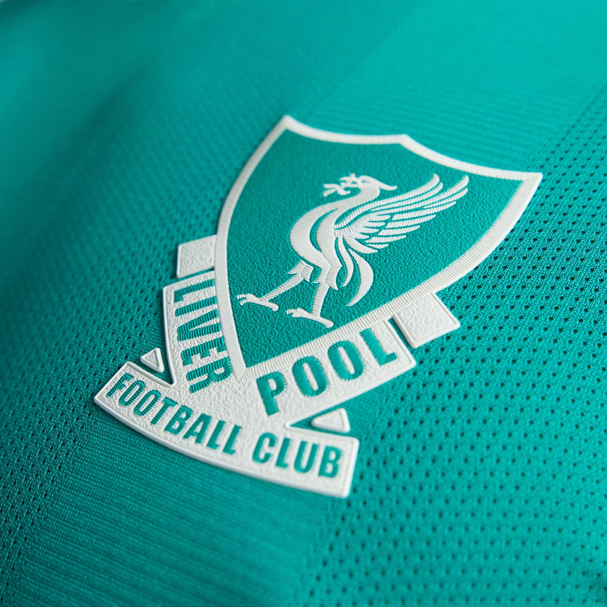 adidas Men's Liverpool 2025/26 Authentic Third Jersey Green/White Crest