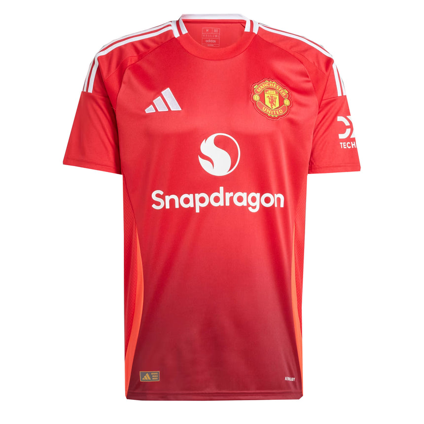 adidas Men's Manchester United 2024/25 Authentic Home Jersey Red/White Front