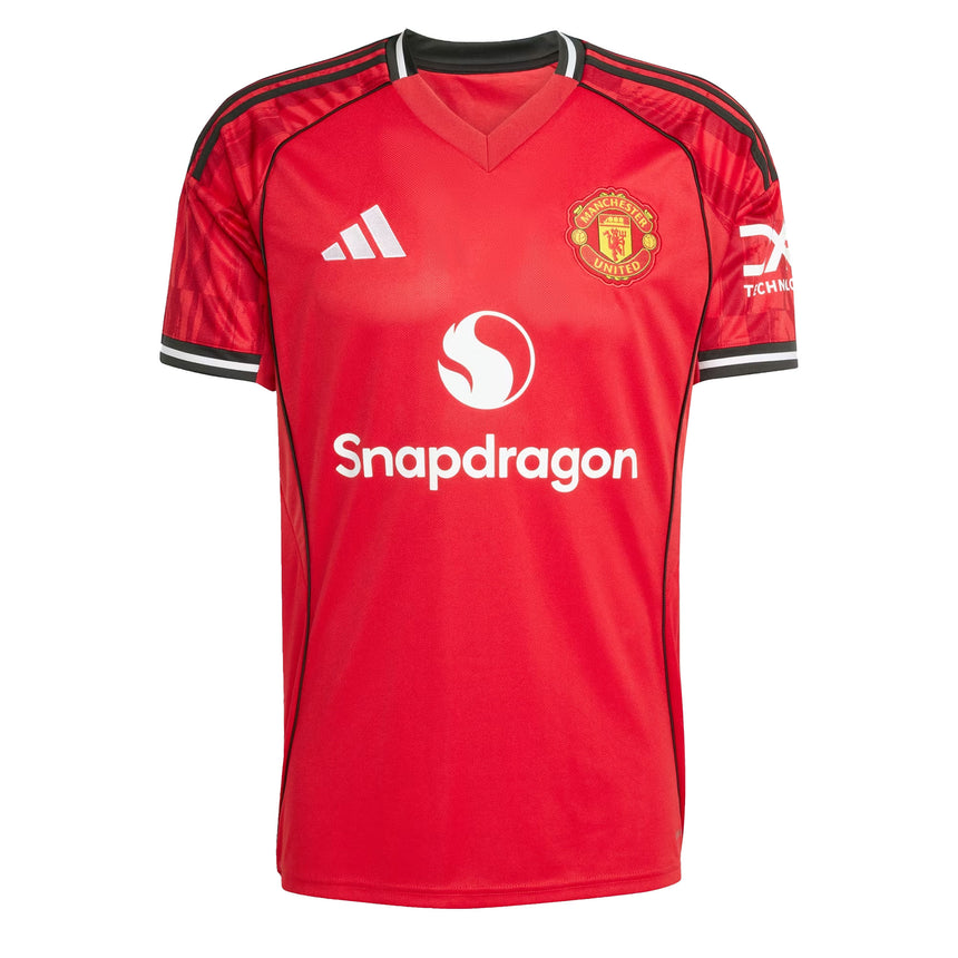adidas Men's Manchester United 2025/26 Home Jersey Red Front