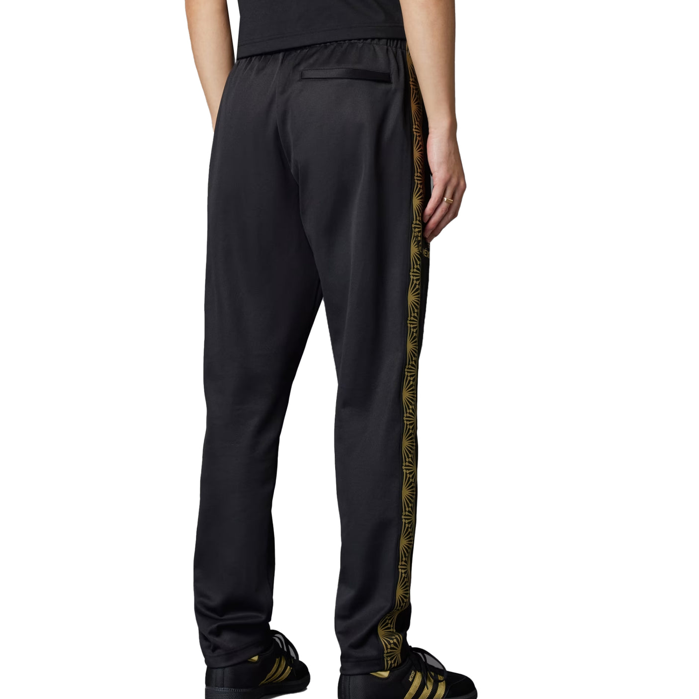 adidas Men's Mexico 2025/26 Track Pants Black/Gold Back