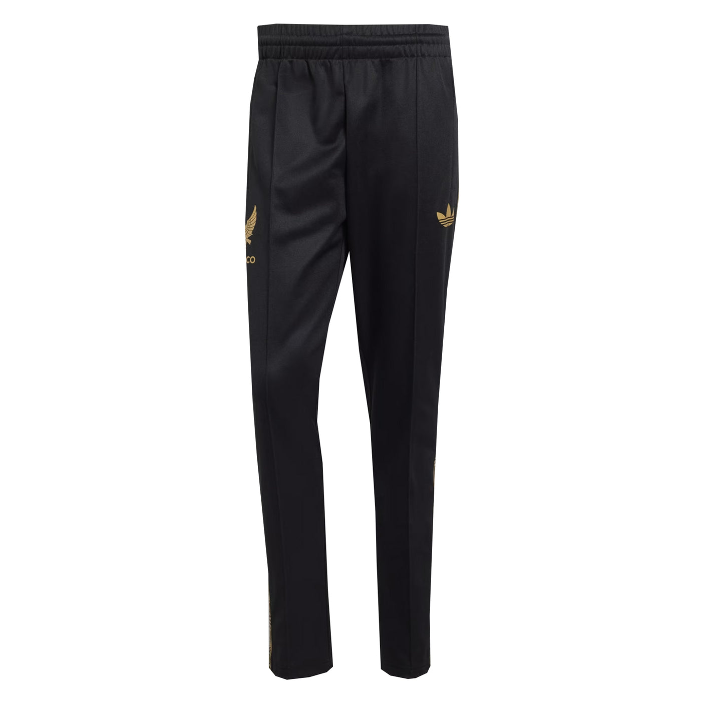 adidas Men's Mexico 2025/26 Track Pants Black/Gold Front