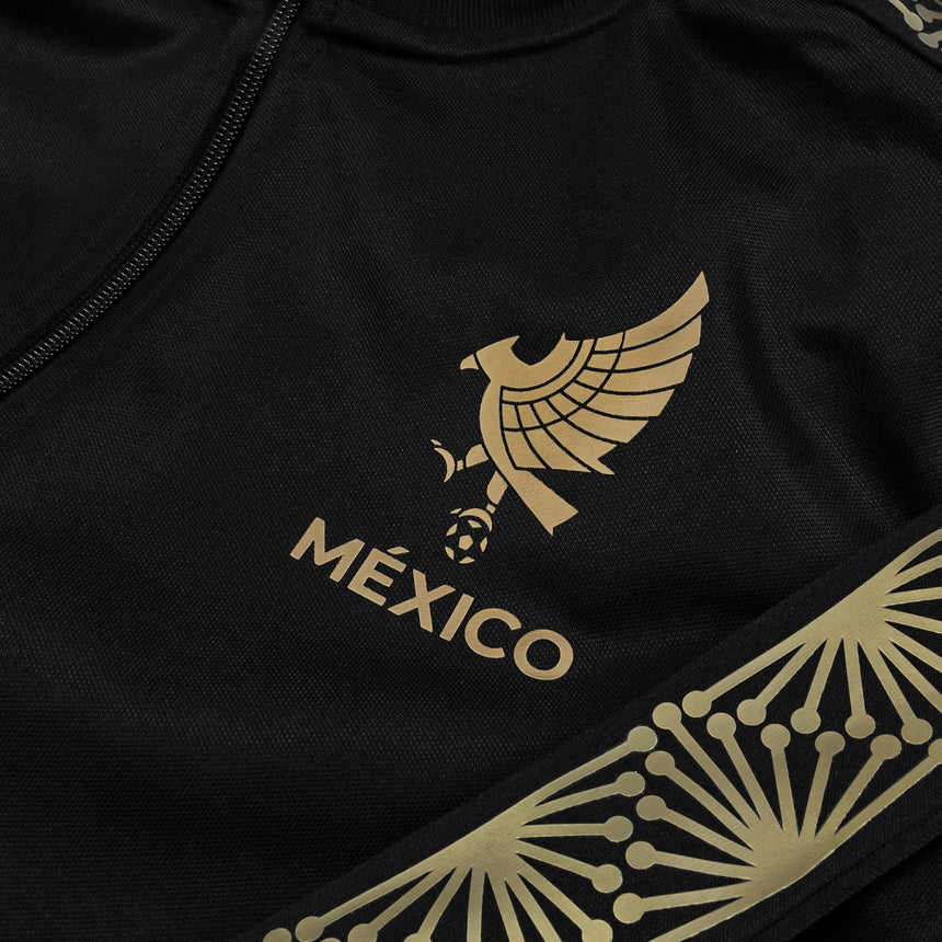 adidas Men's Mexico 2025/26 Track Top Jacket Black/Gold Crest