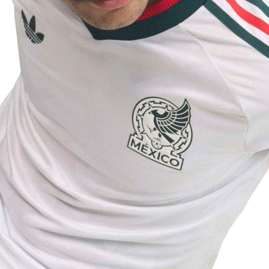 adidas Men's Mexico World Cup 2026 Authentic Away Jersey White Crest