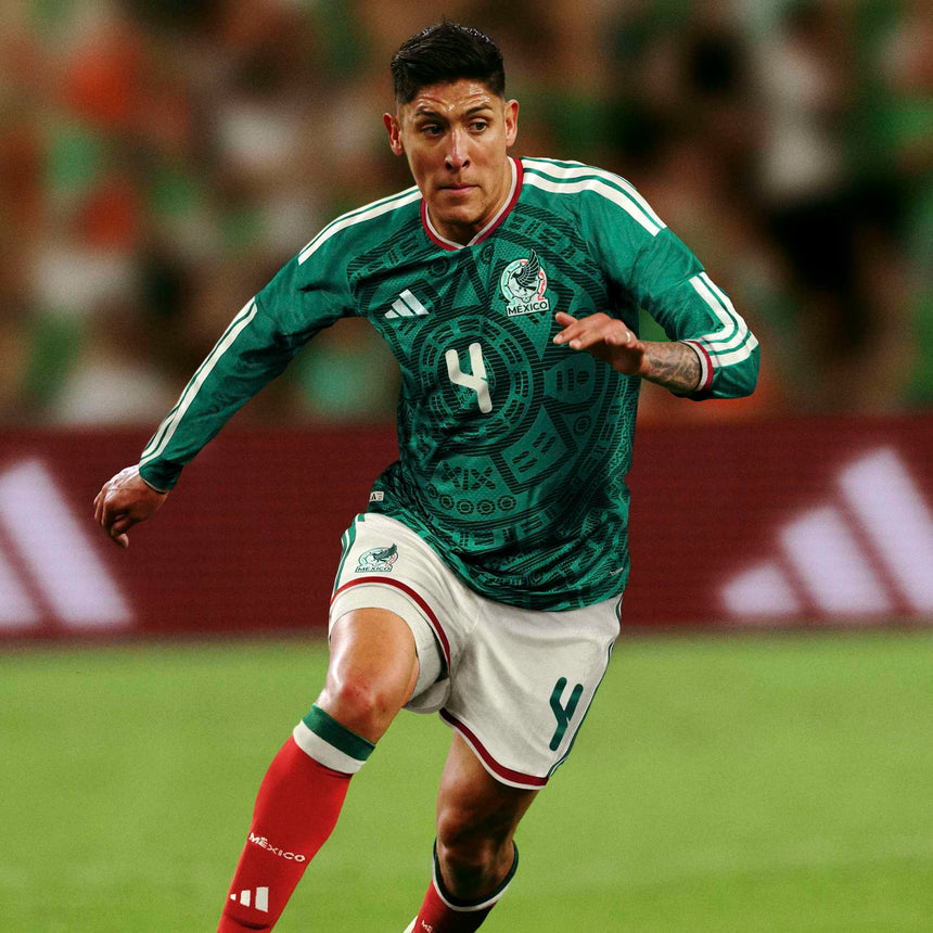 adidas Mexico Men's Authentic Home Long Sleeve 2026 Jersey