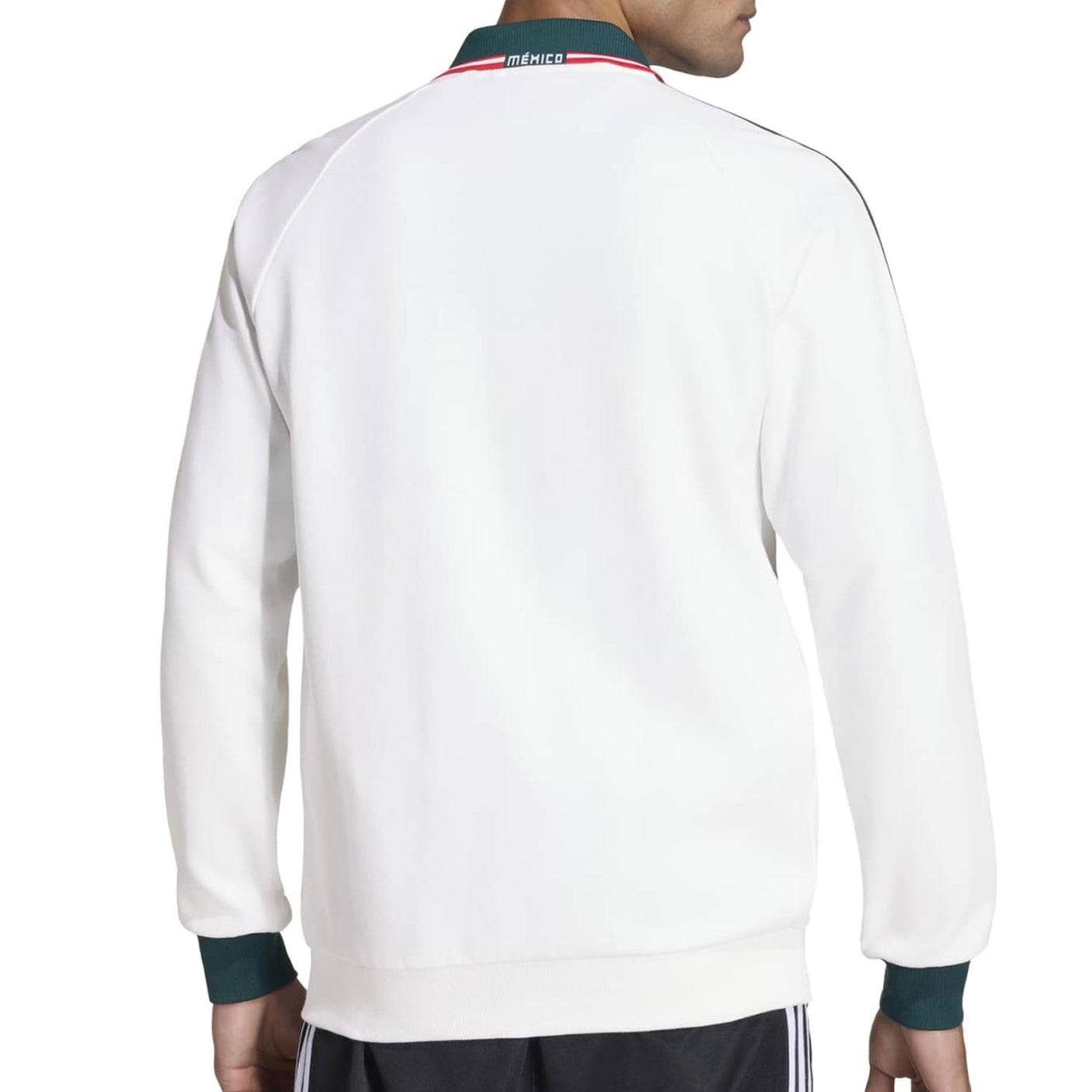adidas Men's Mexico World Cup 2026 Away Anthem Jacket White Back