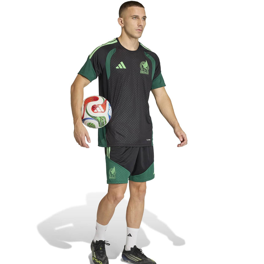 adidas Men's Mexico World Cup 2026 Tiro Training Shorts Black/Green Model