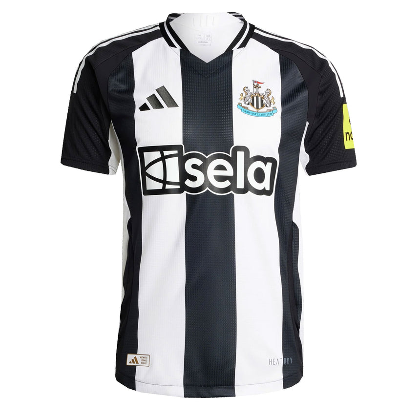 adidas Men's Newcastle United 2024/25 Authentic Home Jersey Black/White Front