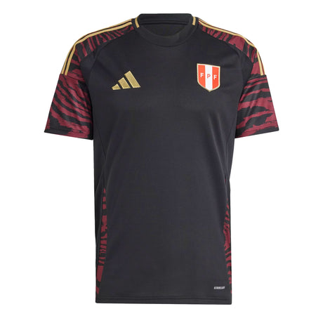 adidas Men's Peru 2024/25 Away Jersey Black Front