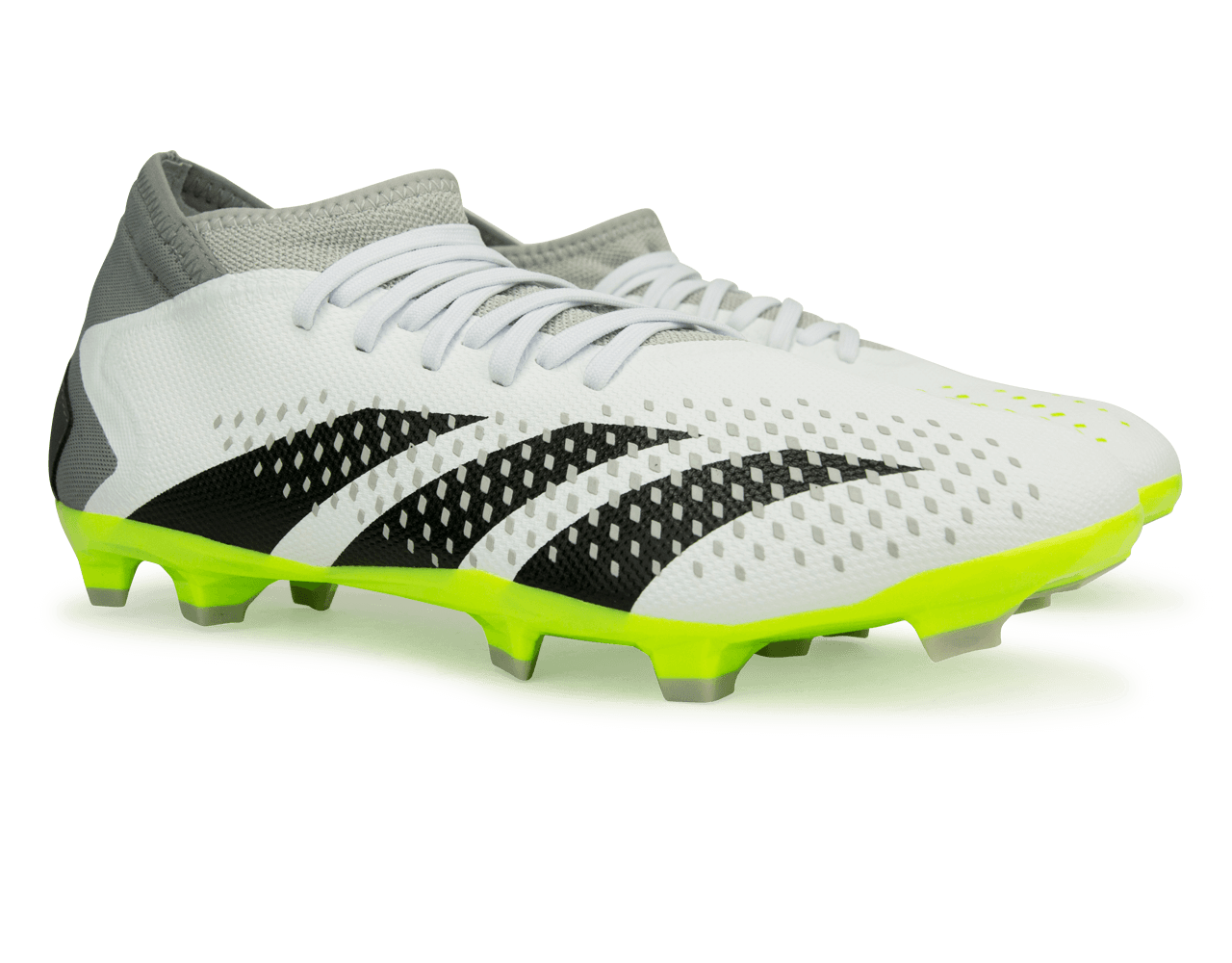 adidas Men's Predator Accuracy.3 FG White/Lucid Lemon Together