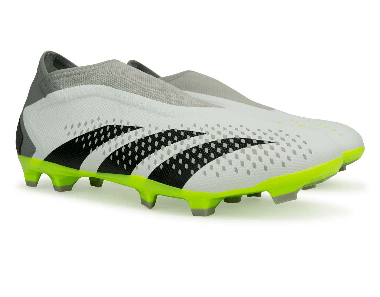 adidas Men's Predator Accuracy.3 LL FG White/Lucid Lemon Together