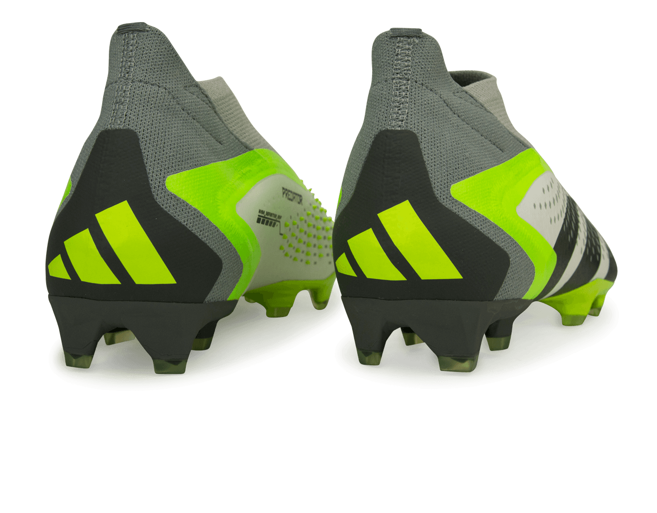 adidas Men's Predator Accuracy+ FG White/Lucid Lemon Rear
