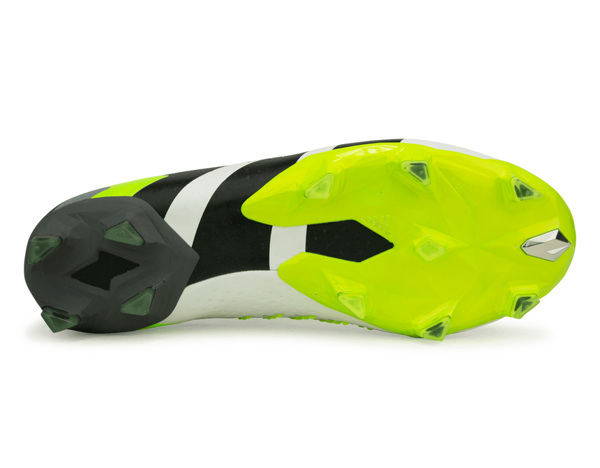 adidas Men's Predator Accuracy+ FG White/Lucid Lemon Sole
