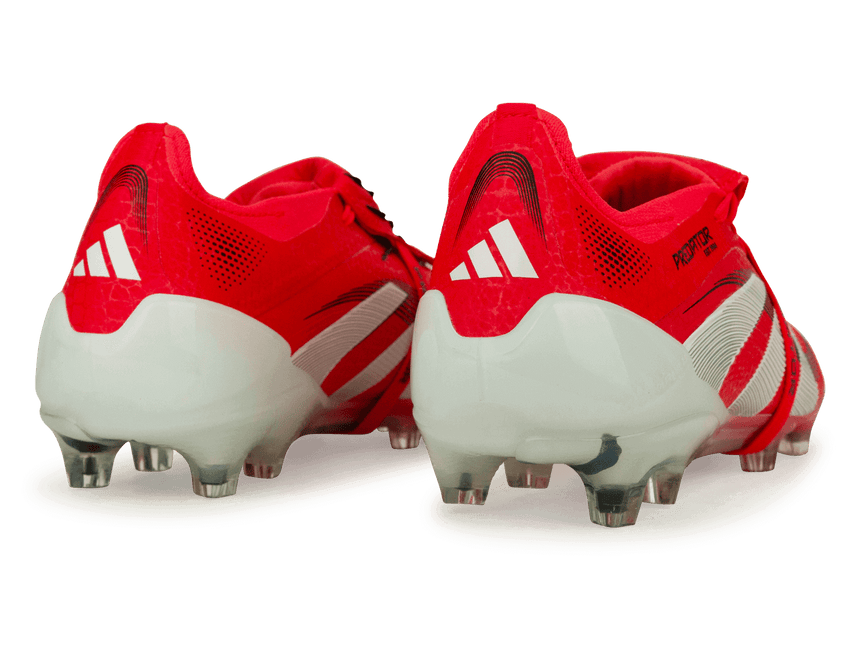 adidas Men's Predator Elite FG Red/White/Black Rear
