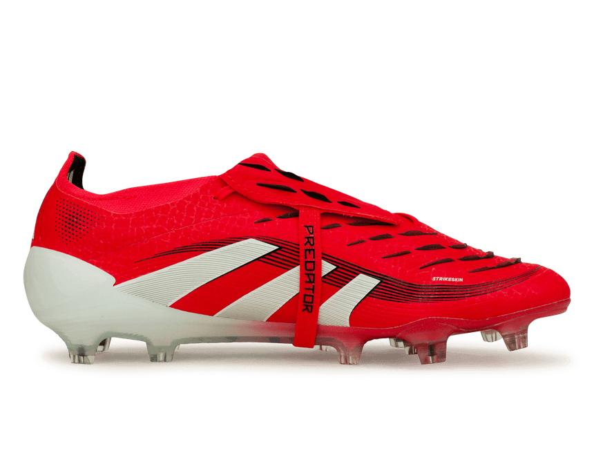 adidas Men's Predator Elite FG Red/White/Black Side