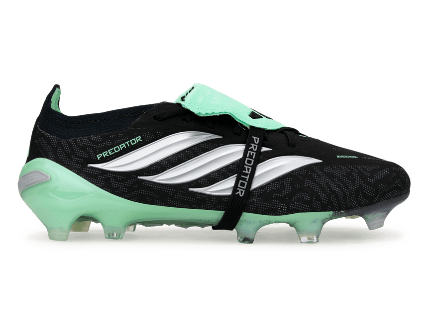 adidas Men's Predator Elite Fold-Over Tongue FG Black/Mint