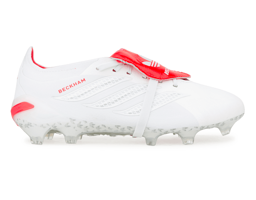 adidas Men's Predator Elite Fold-Over Tongue David Beckham FG White/Silver