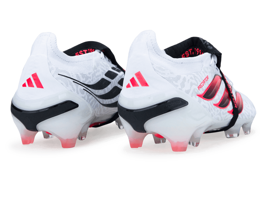 adidas Men's Predator Elite Fold-Over Tongue FG White/Black Rear