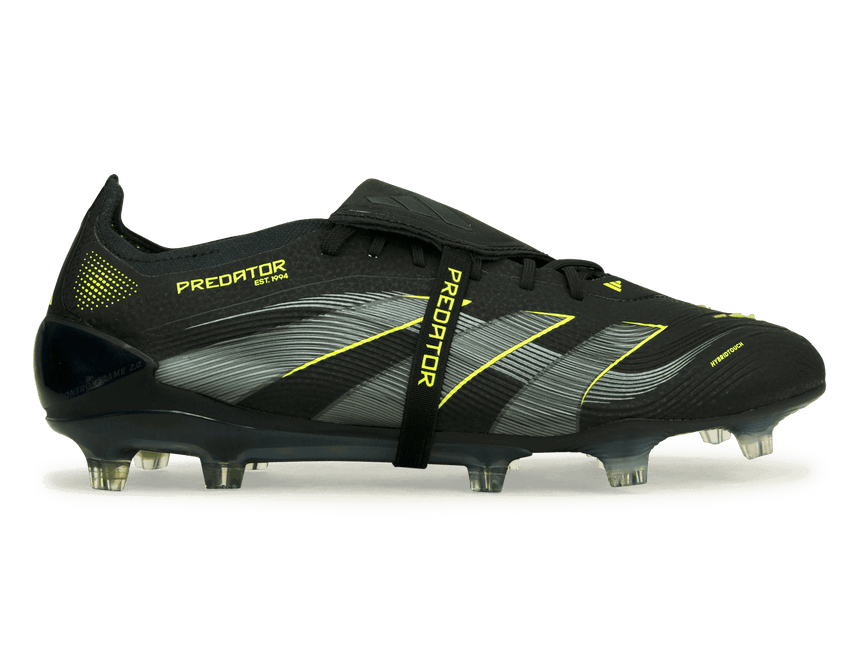 adidas Men's Predator Elite Foldover Tongue FG Black/Green