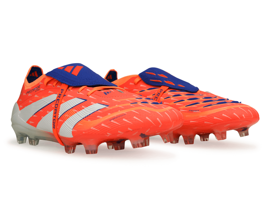 adidas Men's Predator Elite Foldover Tongue FG Orange/Lucid Blue Together
