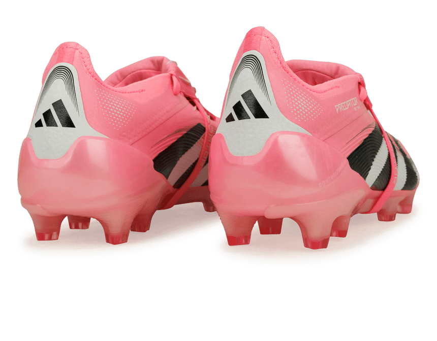 adidas Men's Predator Elite Foldover Tongue FG Pink/Black/White Rear