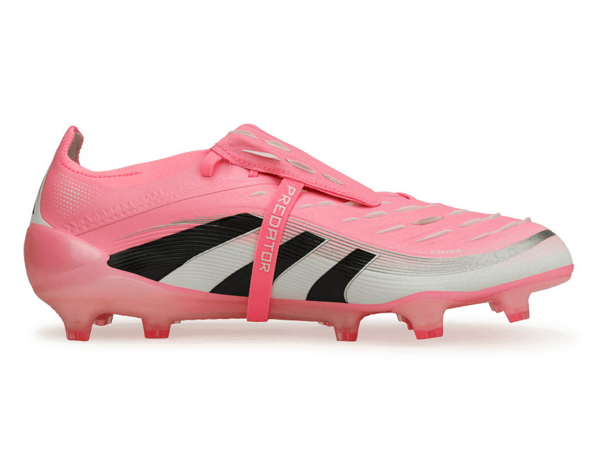 adidas Men's Predator Elite Foldover Tongue FG Pink/Black/White Side