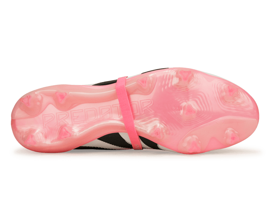 adidas Men's Predator Elite Foldover Tongue FG Pink/Black/White Sole