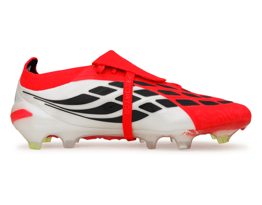 adidas Men's Predator Elite Foldover Tongue FG Red/Black/White Side