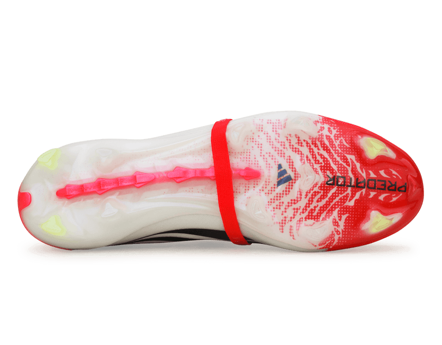 adidas Men's Predator Elite Foldover Tongue FG Red/Black/White Sole