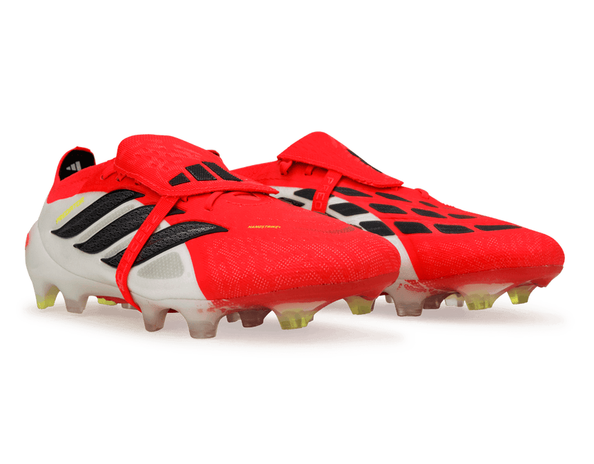 adidas Men's Predator Elite Foldover Tongue FG Red/Black/White Together