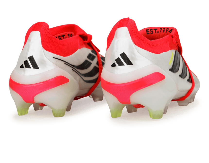 adidas Men's Predator Elite Foldover Tongue FG Red/Black/White Rear