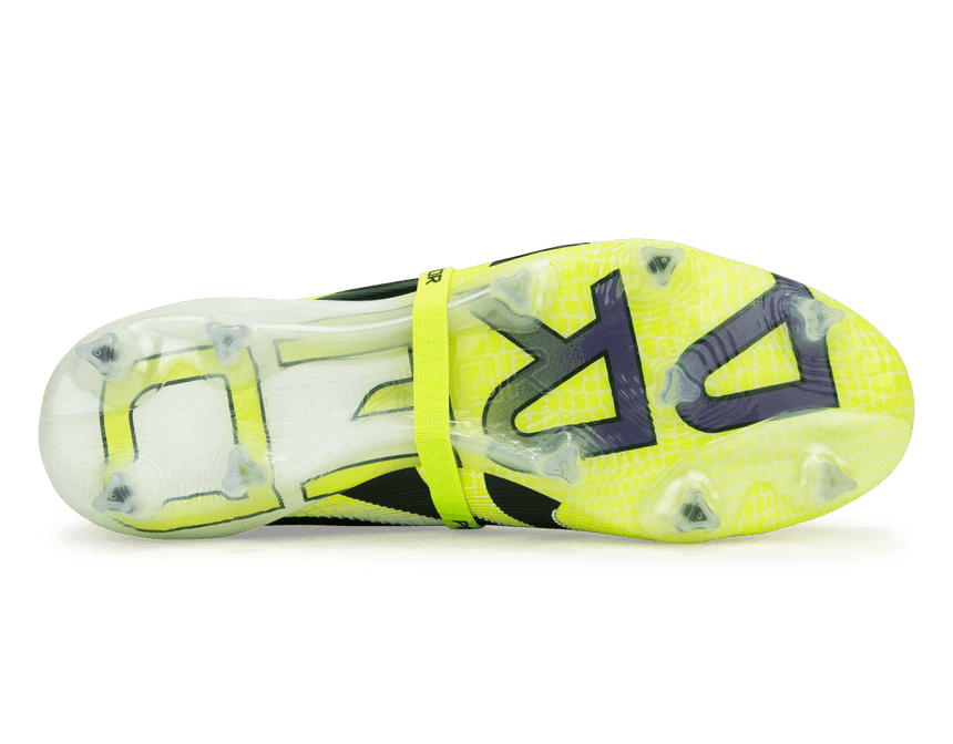 adidas Men's Predator Elite Foldover Tongue FG White/Black/Green Sole