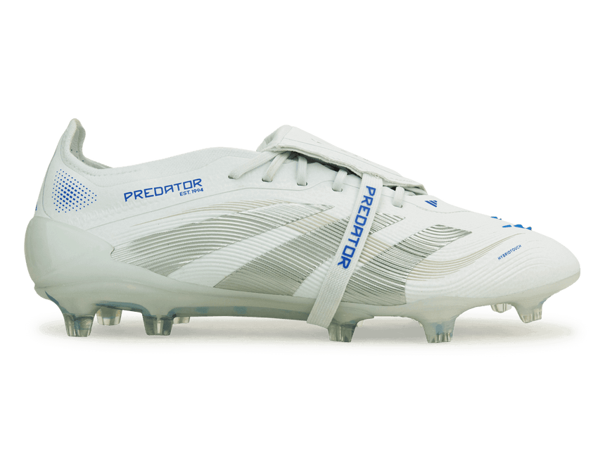 adidas Men's Predator Elite Foldover Tongue FG White/Silver/Royal