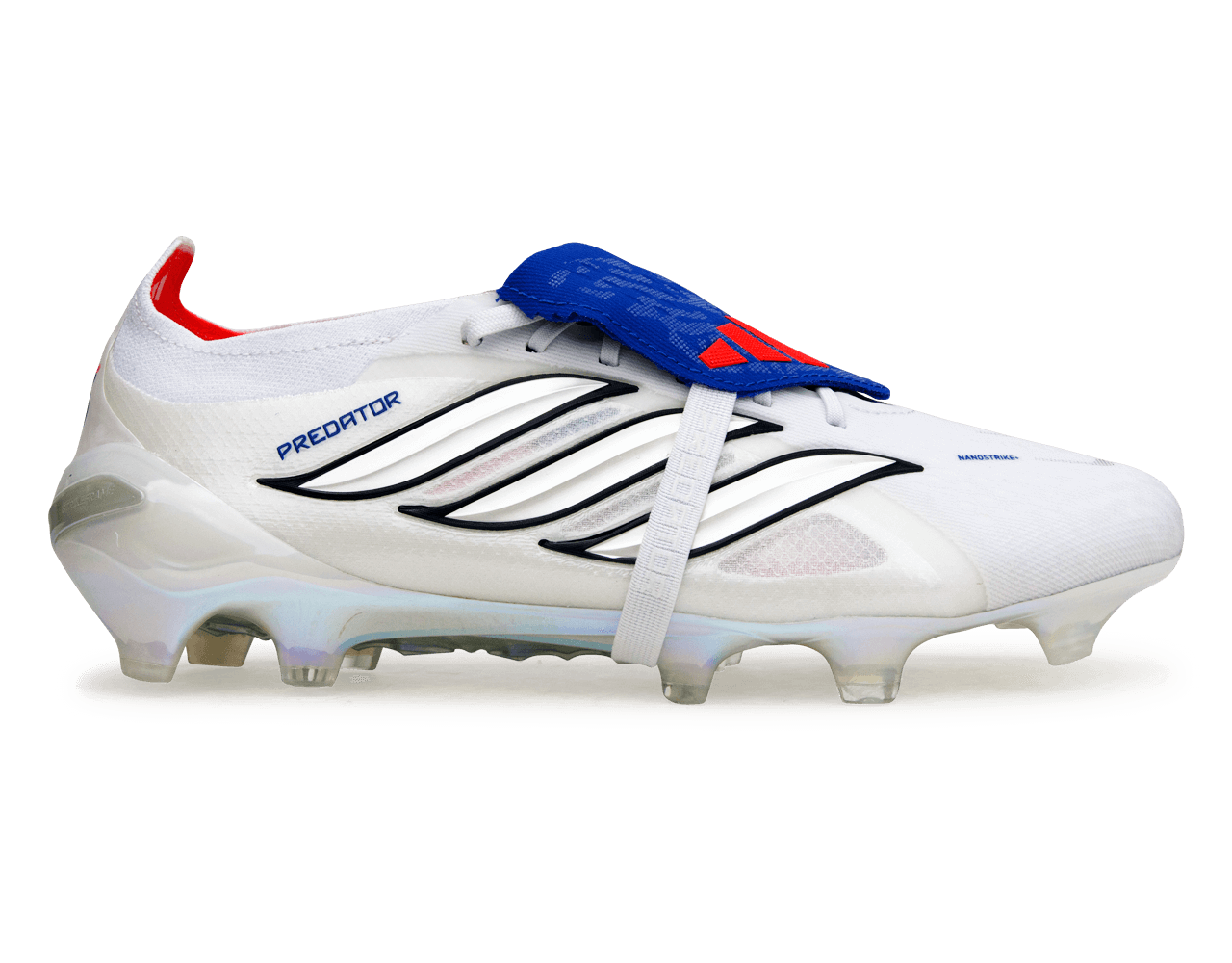 adidas Men's Predator Elite Foldover Tongue 'Jude Bellingham' FG White/Royal Blue