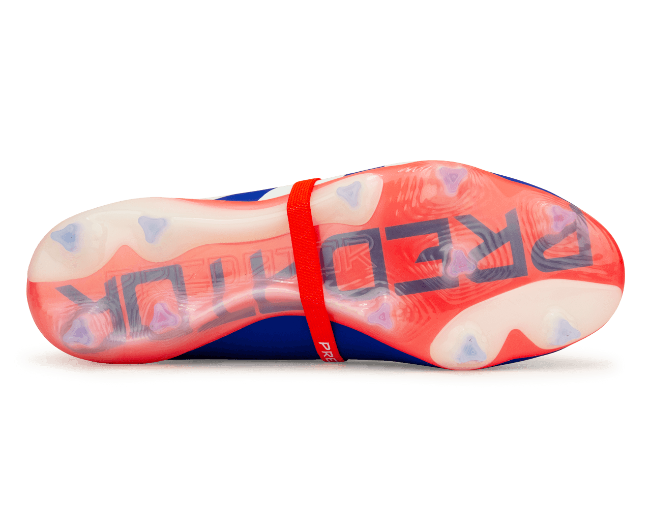 adidas Men's Predator Elite Foldover Tounge FG Lucid Blue/Red Sole