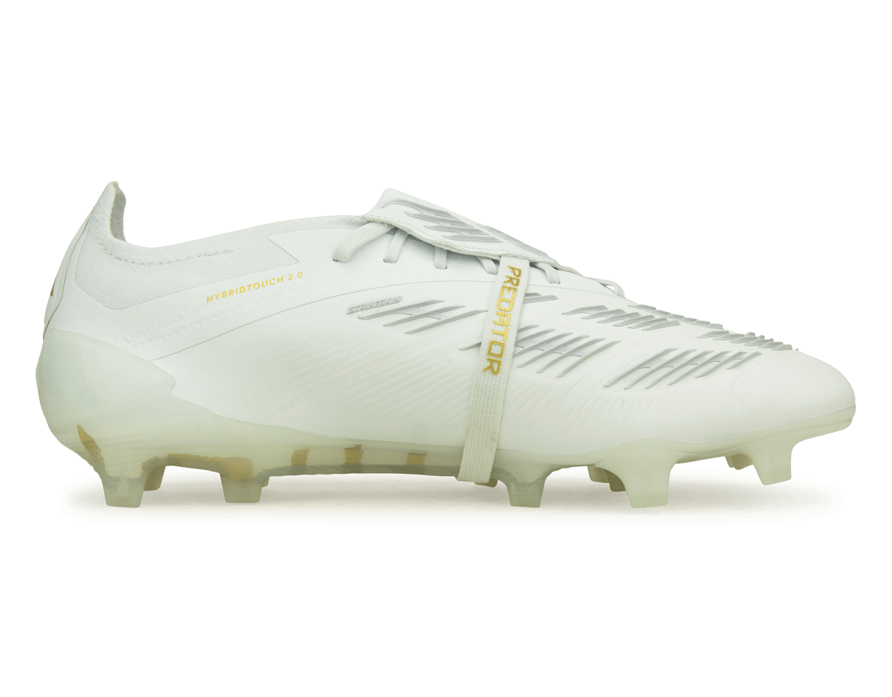 adidas Men's Predator Elite Foldover Tounge FG White/Gold Side