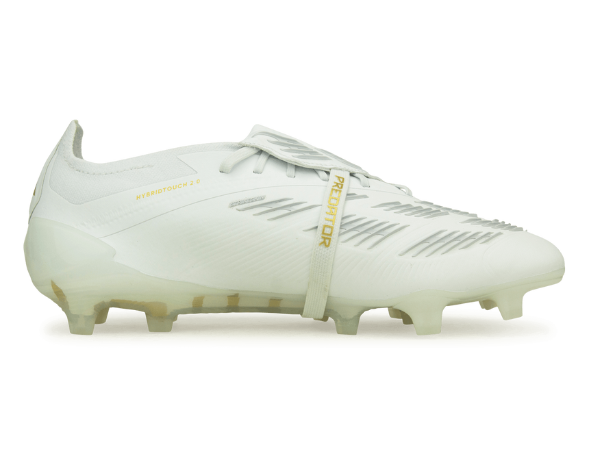 adidas Men's Predator Elite Foldover Tounge FG White/Gold Side