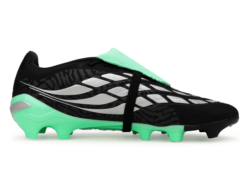 adidas Men's Predator League Fold-Over Tongue FG Black/Mint Side