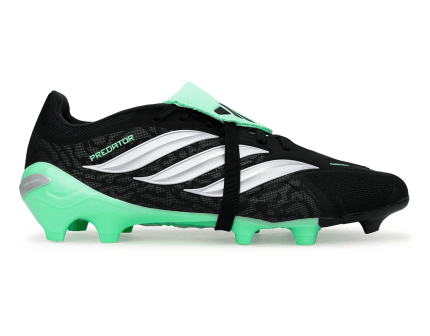 adidas Men's Predator League Fold-Over Tongue FG Black/Mint