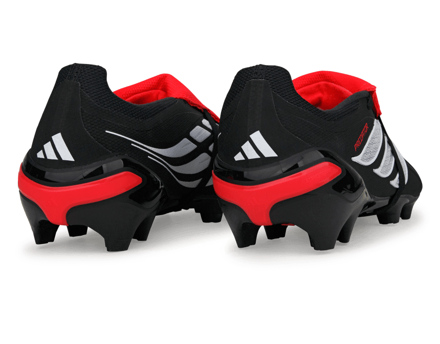 adidas Men's Predator League Foldover Tongue FG Black/White/Red Rear
