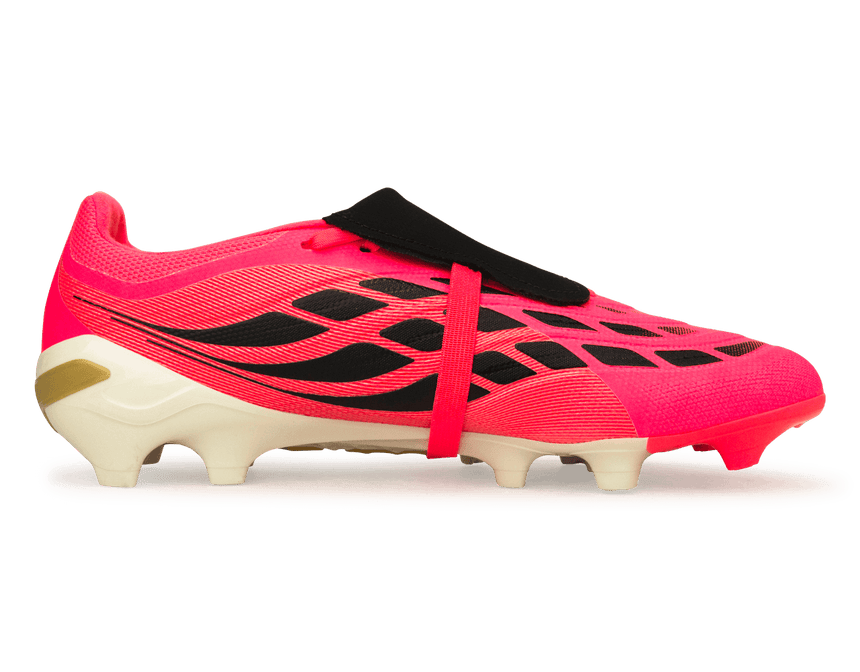 adidas Men's Predator League Fold-Over Tongue FG Soccer Cleats Pink/Black Side