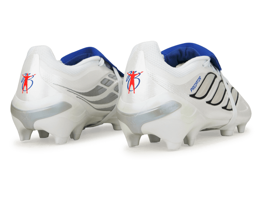 adidas Men's Predator League Foldover Tongue 'Jude Bellingham' FG White/Royal Blue Rear