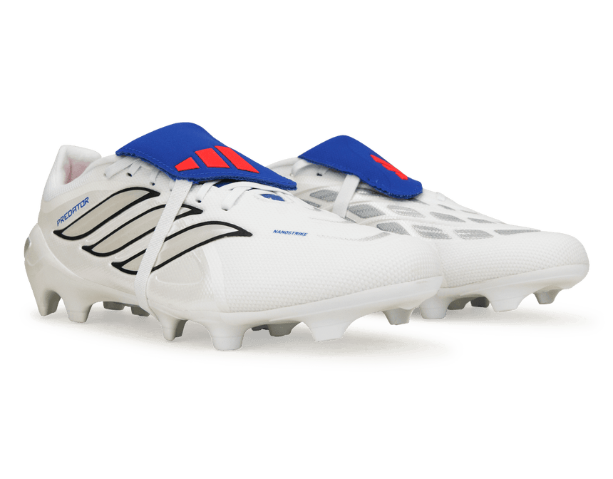 adidas Men's Predator League Foldover Tongue 'Jude Bellingham' FG White/Royal Blue Together