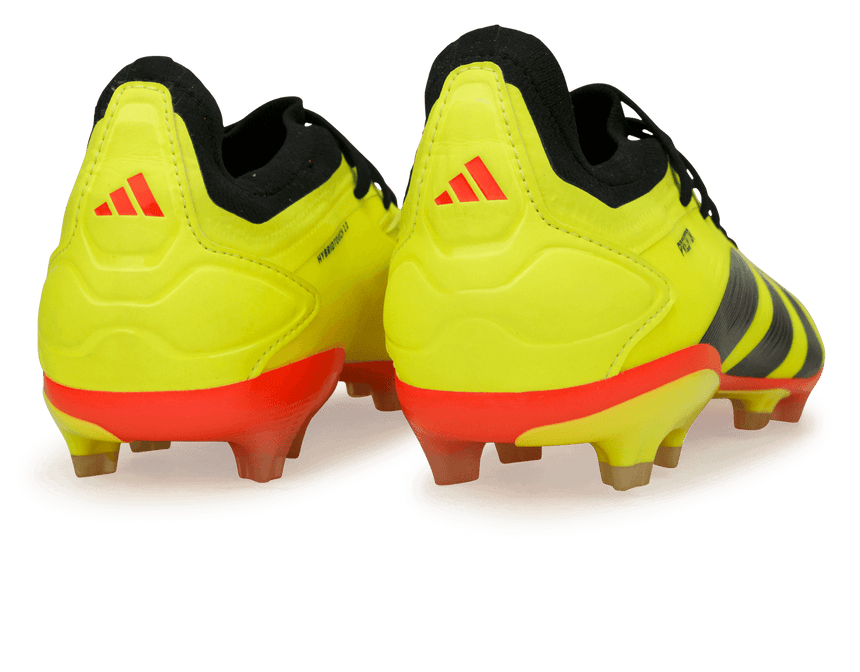 adidas Men's Predator Pro FG Yellow/Black/Red Rear