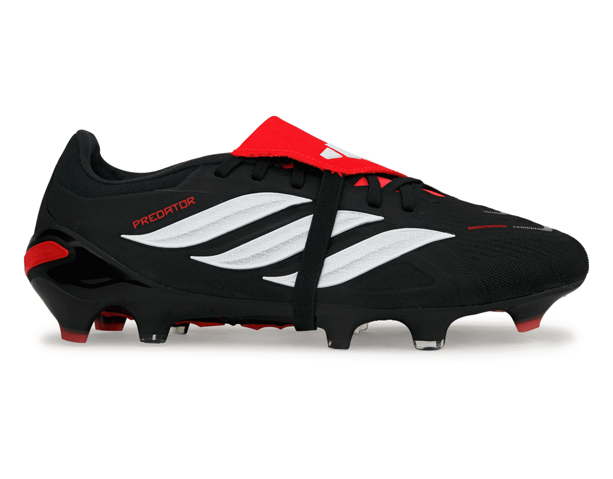  Predator プレデターFG25.5cm adidas Men's Predator Pro Fold-Over Tongue FG Black/White/Red