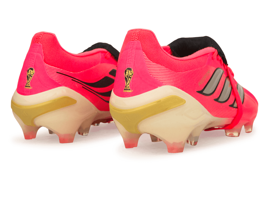adidas Men's Predator Pro Fold-Over Tongue FG Pink/Black Heel