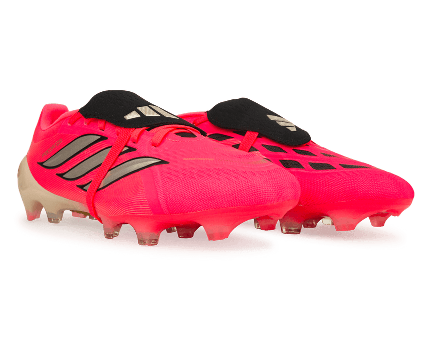 adidas Men's Predator Pro Fold-Over Tongue FG Pink/Black Together