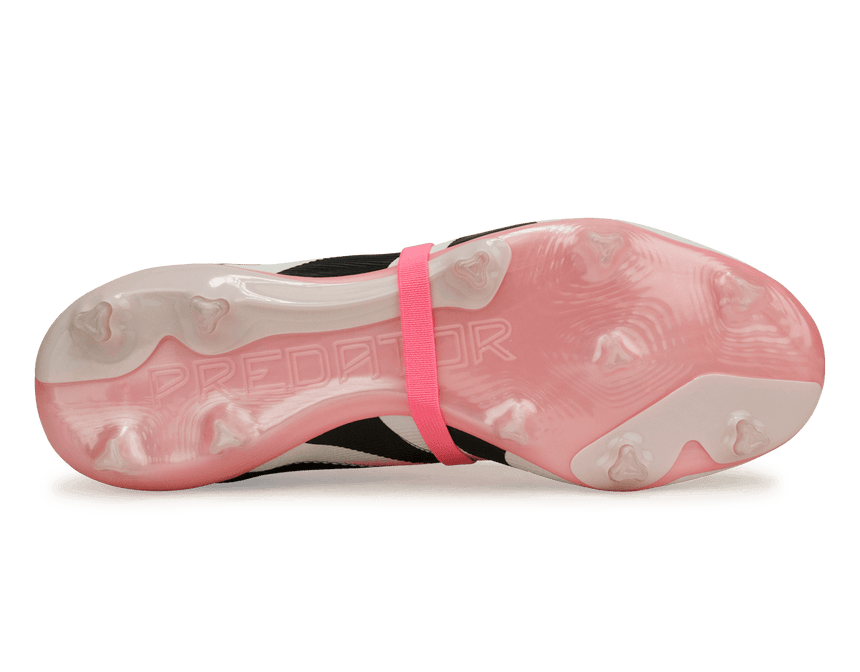 adidas Men's Predator Pro Foldover Tongue FG Pink/Black/White Sole
