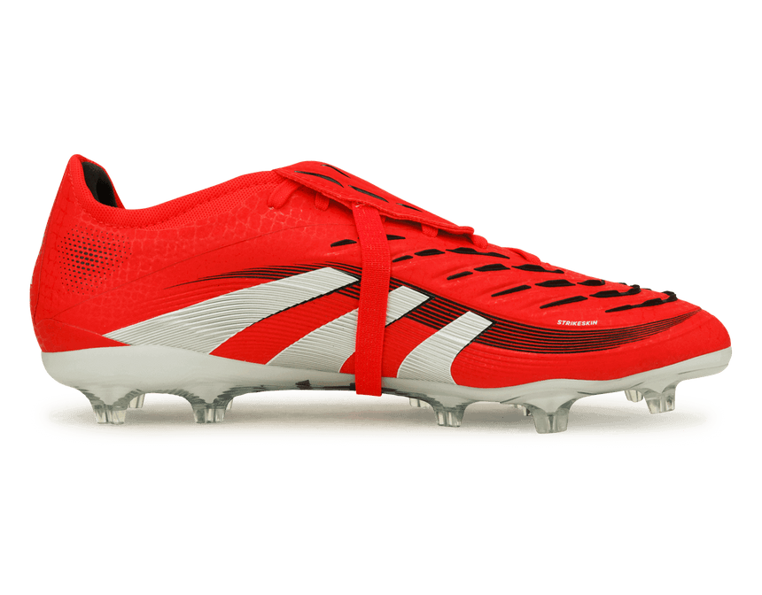 adidas Men's Predator Pro Foldover Tongue FG Red/White/Black Side