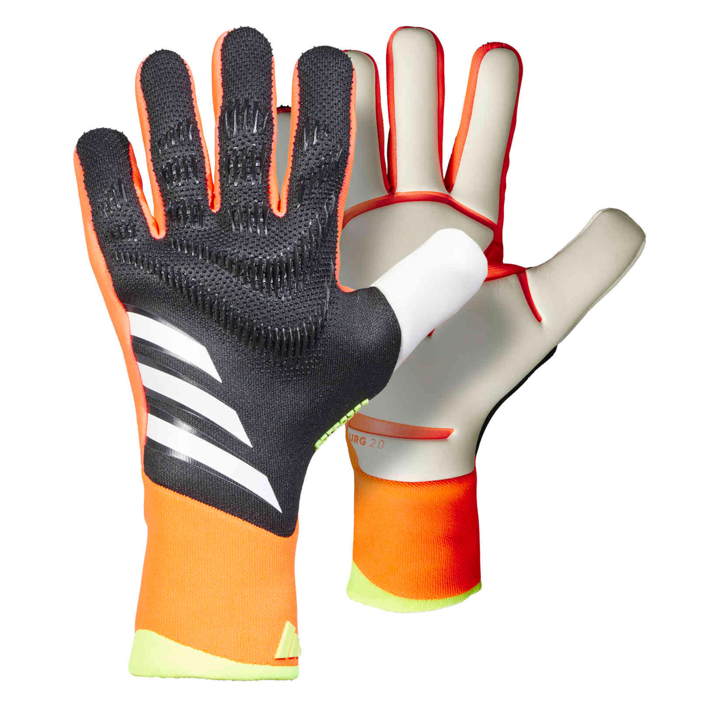 adidas Men's Predator Pro Goalkeeper Gloves Black/Orange/White Both
